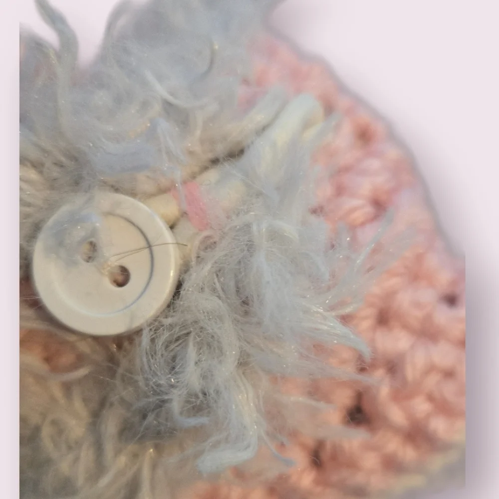 Handmade Cozy Pink and Gray Baby Booties